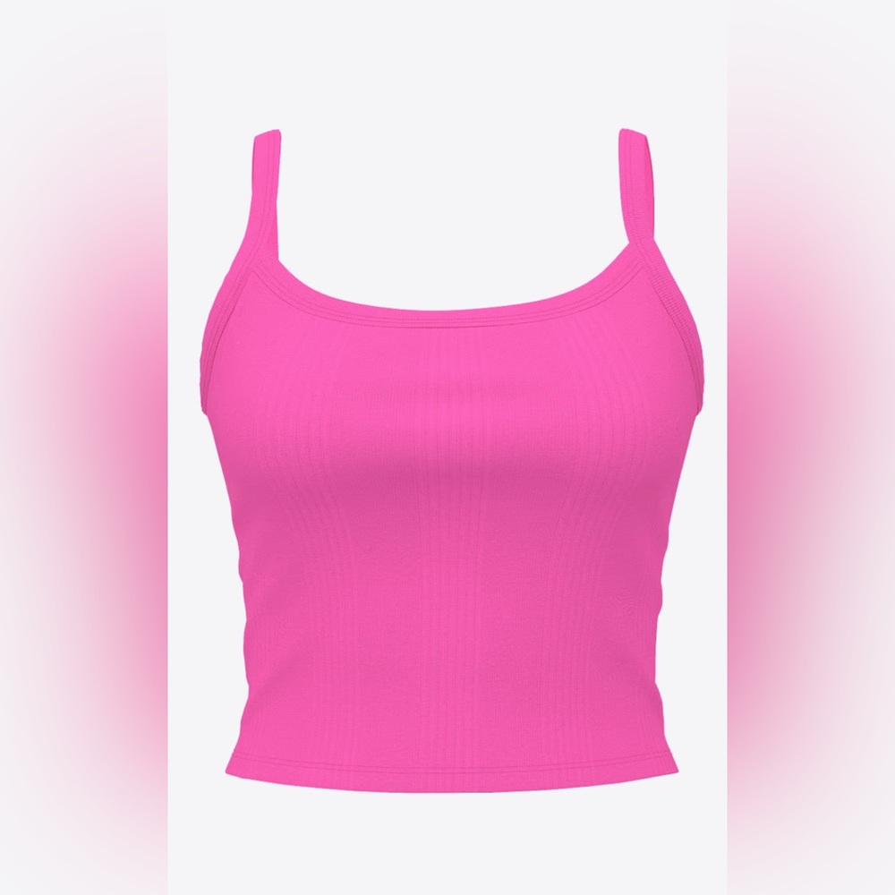 Victoria's Secret PINK Super Soft Muti Rib Cami Tank Large Cute Comfy Gift NWT